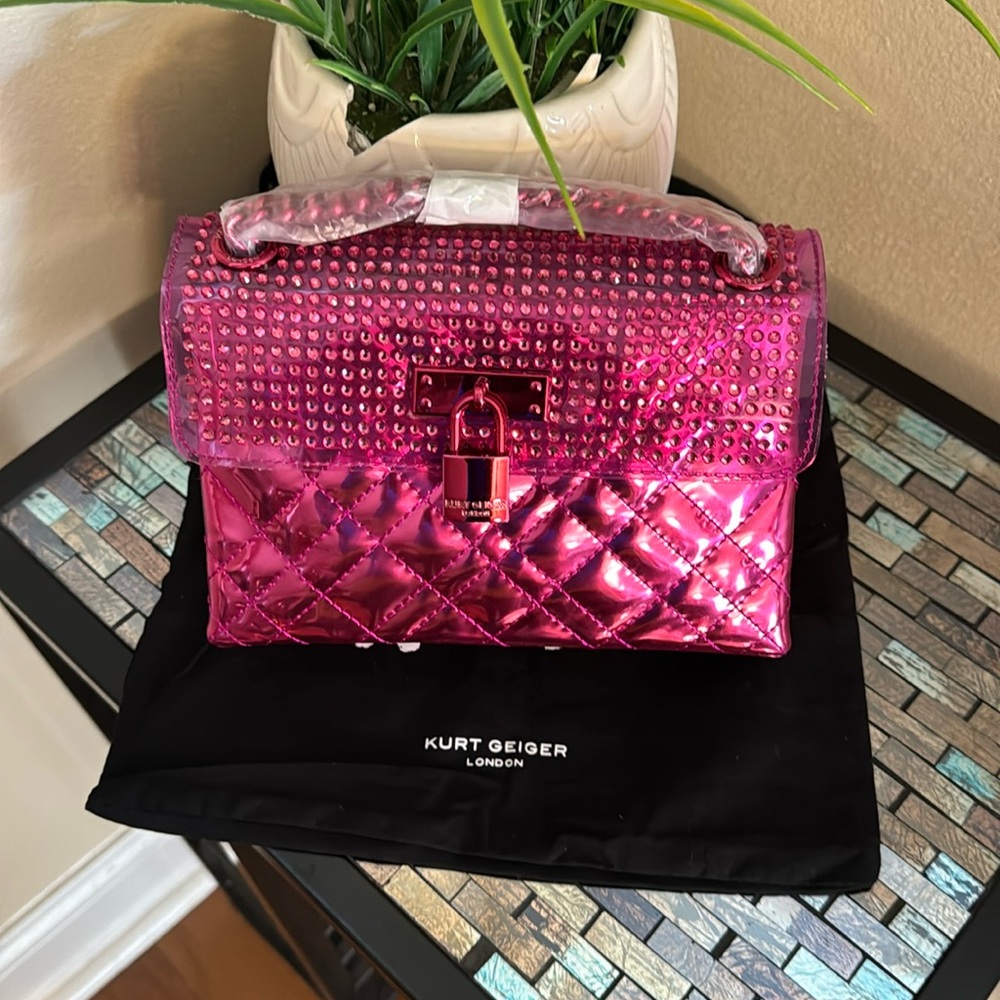 Kurt Geiger London Mini Brixton Lock Shoulder Bag Kurt Geiger London